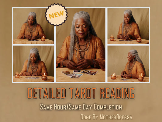 DETAILED TAROT READING - In-Depth and Detailed Psychic Tarot Card Reading by MotherOdesssa Done Same Day