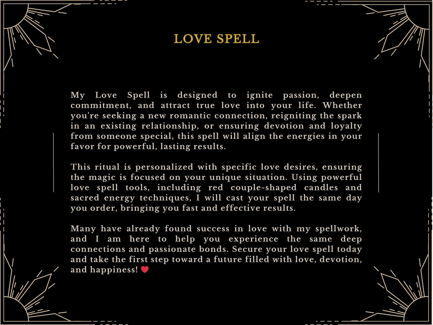 LOVE SPELL Ignite Love and Love me only Spell Done by MotherOdessa Ignite Passion Attract True Love Obsession Fast Results Same Day Casting