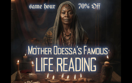 LIFE READING MotherOdessas Famous Life Reading Past Present Future Insights Guidance and More