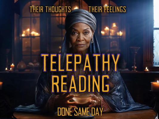 TELEPATHY PSYCHIC READING Real Telepathy Reading Mind Reading What's on Their Minds Telepathy Psychic Reading Done Same Day By MotherOdessa