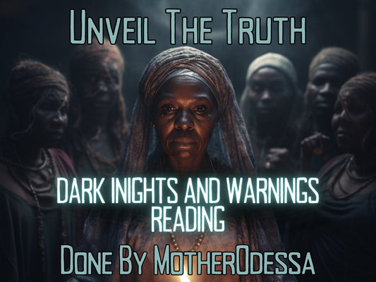 Dark INSIGHTS And WARNINGS READING Unveil Hidden Dangers and Foresee Perils with MotherOdessa's Powerful Intuitive Guidance Psychic Reading