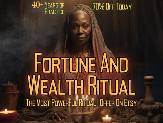 MONEY Ritual - FORTUNE and WEALTH Ritual Financial Money Ritual to bring in money and wealth By MotherOdessa Fortune Income and Prosperity