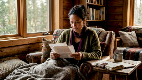 Person reading spiritual healer testimonials