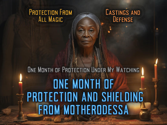 One Month of PROTECTION AND SHIELDING Spell castings and defense against harmful magic curses and hexes for one year by MotherOdessa