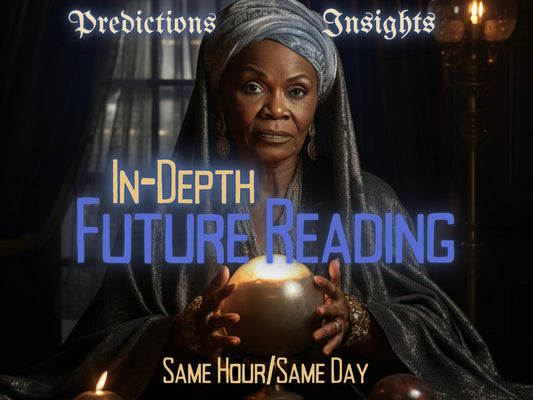 FUTURE READING In-Depth Future Reading Psychic Reading Blind Psychic Future Reading Offering Predictions and Insights By MotherOdessa