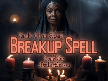 BREAKUP SPELL -  Powerful SPLIT Up Spell To Make Them Split Ritual Make them Break Up Spell Casted same day casting by MotherOdessa
