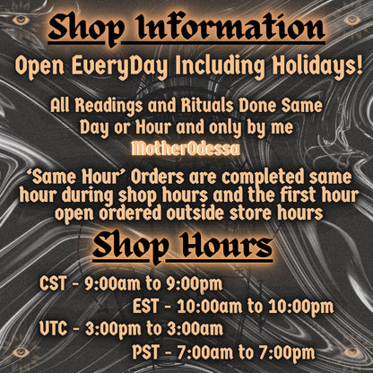 BONES READING Voodoo Witch Bones Psychic Reading MotherOdessa's Bones Reading