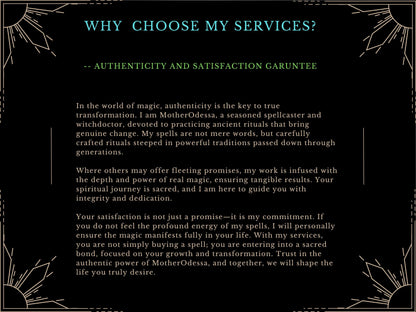 PROTECTION SPELL Protect Shield and Safeguard Yourself from All Types Of Magic, Spells, Curses, and Hexes Same Day Casting by MotherOdessa