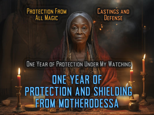 One year of PROTECTION AND SHIELDING Spell castings and defense against harmful magic curses and hexes for one year by MotherOdessa