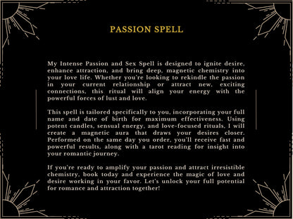 Intense PASSION And SEX SPELL Sex Ritual Love Spell Lust and Attraction Spell By MotherOdessa Same Day