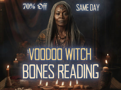 BONES READING Voodoo Witch Bones Psychic Reading MotherOdessa's Bones Reading