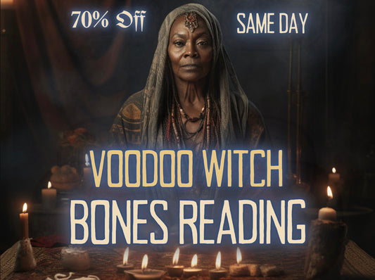 BONES READING Voodoo Witch Bones Psychic Reading MotherOdessa's Bones Reading